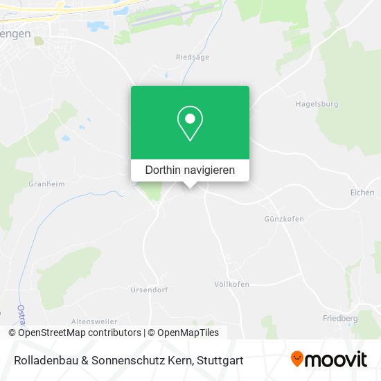 Rolladenbau & Sonnenschutz Kern Karte
