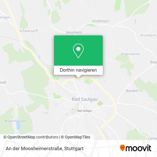 An der Moosheimerstraße Karte