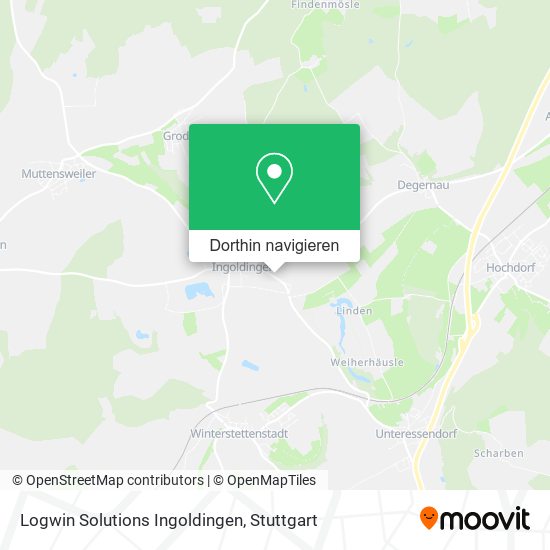 Logwin Solutions Ingoldingen Karte
