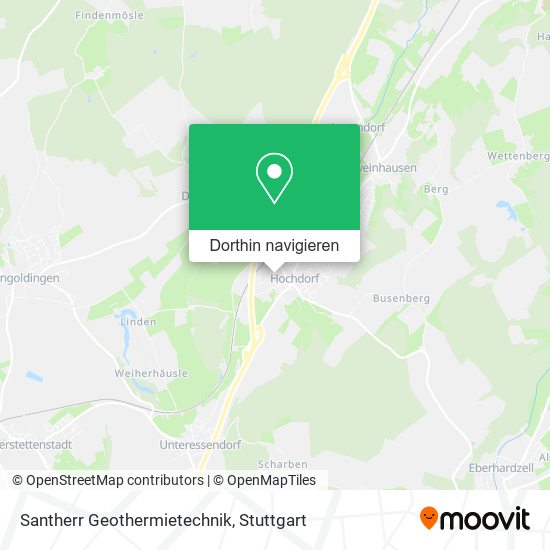 Santherr Geothermietechnik Karte