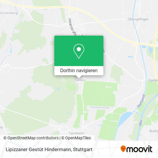 Lipizzaner Gestüt Hindermann Karte