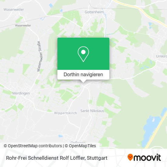 Rohr-Frei Schnelldienst Rolf Löffler Karte