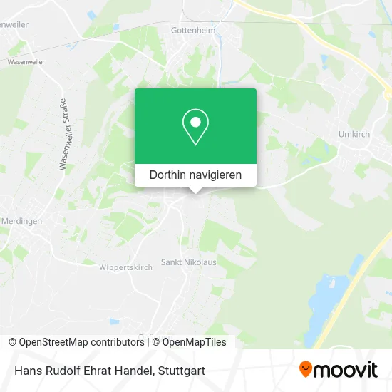 Hans Rudolf Ehrat Handel Karte