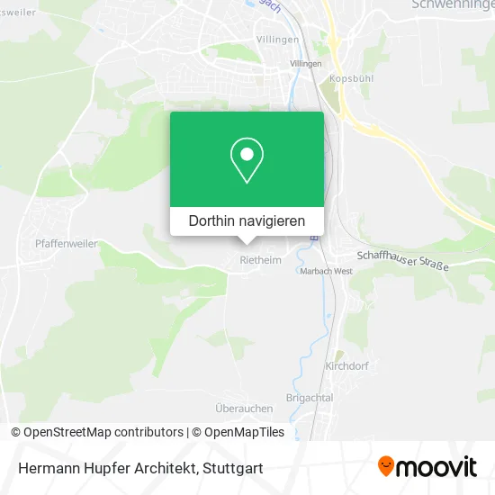 Hermann Hupfer Architekt Karte