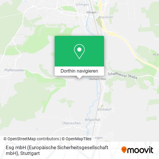 Esg mbH (Europäische Sicherheitsgesellschaft mbH) Karte