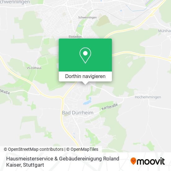 Hausmeisterservice & Gebäudereinigung Roland Kaiser Karte