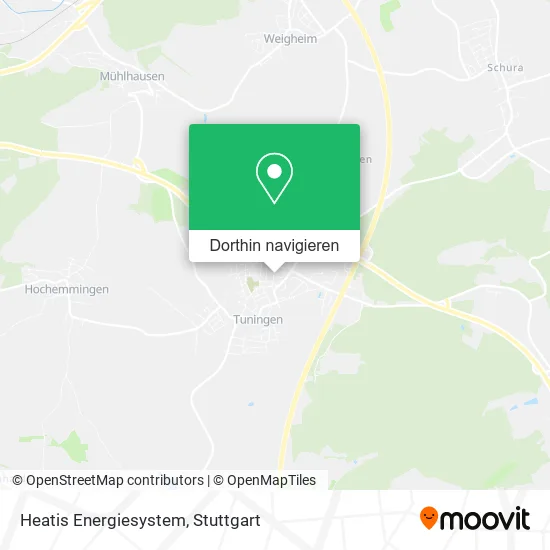 Heatis Energiesystem Karte