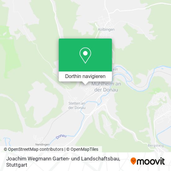 Joachim Wegmann Garten- und Landschaftsbau Karte