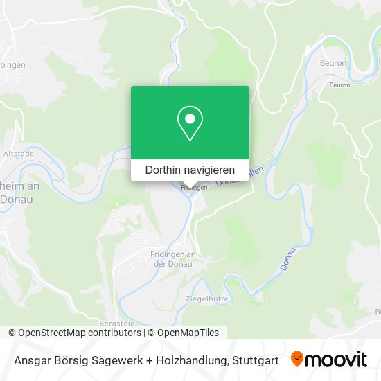 Ansgar Börsig Sägewerk + Holzhandlung Karte