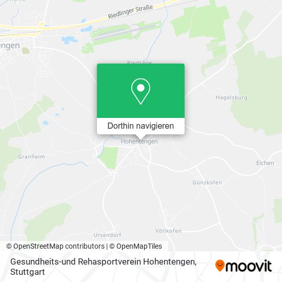 Gesundheits-und Rehasportverein Hohentengen Karte