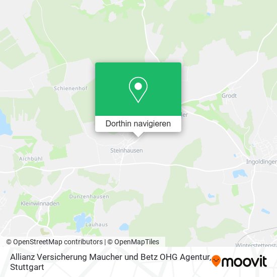 Allianz Versicherung Maucher und Betz OHG Agentur Karte