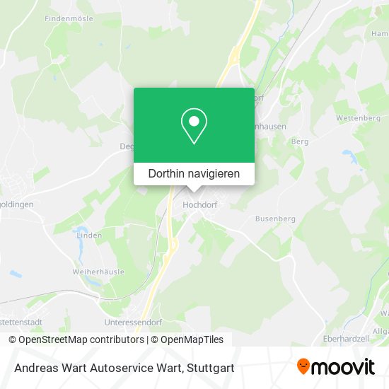 Andreas Wart Autoservice Wart Karte