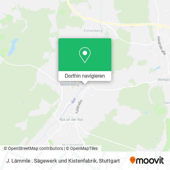 J. Lämmle . Sägewerk und Kistenfabrik Karte