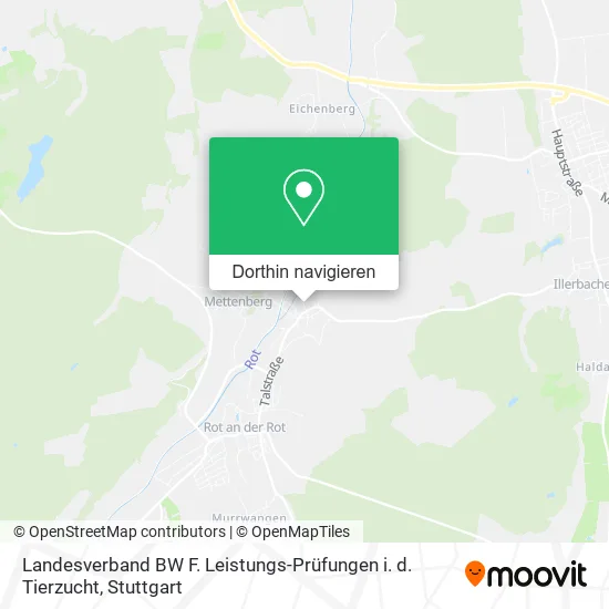 Landesverband BW F. Leistungs-Prüfungen i. d. Tierzucht Karte