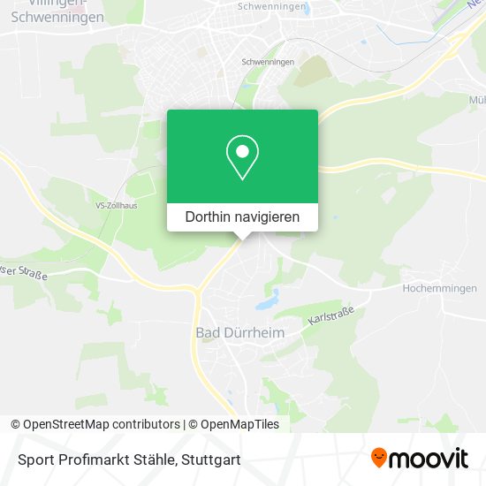 Sport Profimarkt Stähle Karte