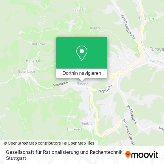 Gesellschaft für Rationalisierung und Rechentechnik Karte