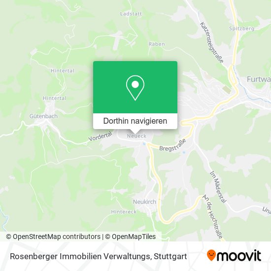 Rosenberger Immobilien Verwaltungs Karte