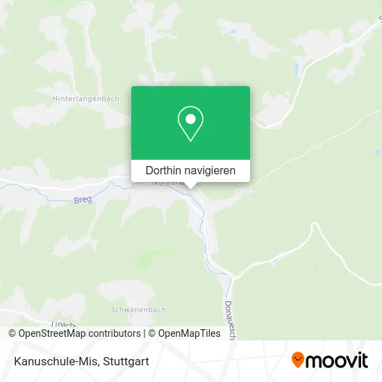 Kanuschule-Mis Karte