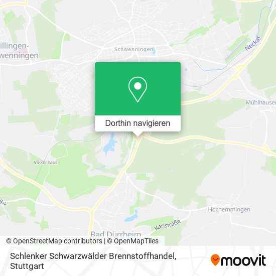 Schlenker Schwarzwälder Brennstoffhandel Karte