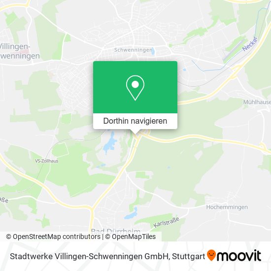 Stadtwerke Villingen-Schwenningen GmbH Karte