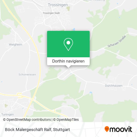 Böck Malergeschäft Ralf Karte