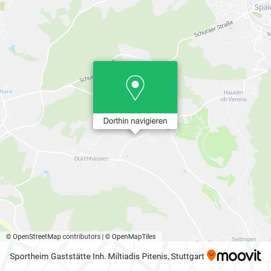Sportheim Gaststätte Inh. Miltiadis Pitenis Karte