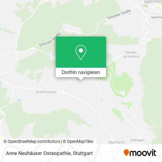 Anne Neuhäuser Osteopathie Karte