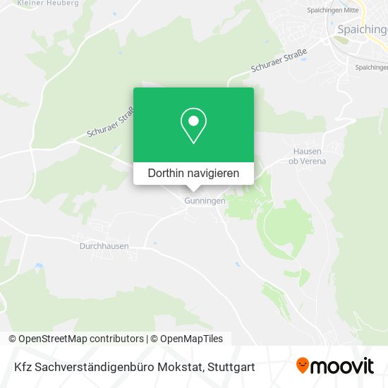 Kfz Sachverständigenbüro Mokstat Karte