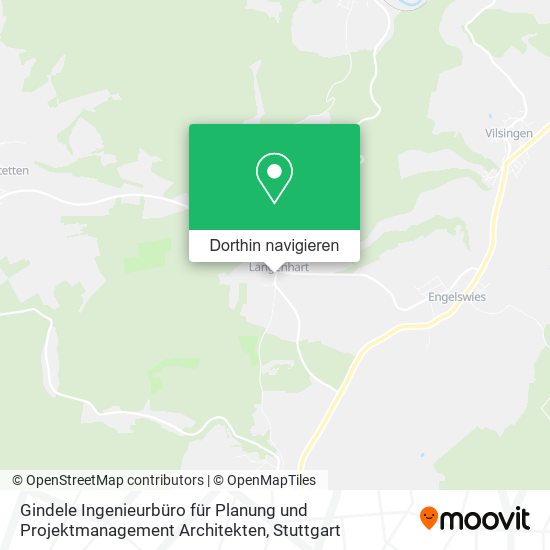 Gindele Ingenieurbüro für Planung und Projektmanagement Architekten Karte