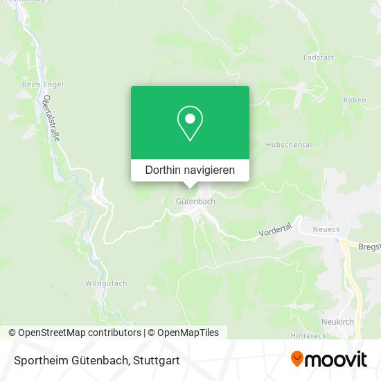 Sportheim Gütenbach Karte