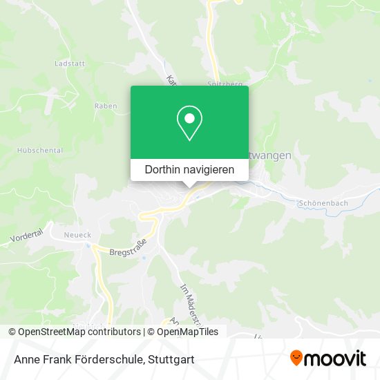 Anne Frank Förderschule Karte
