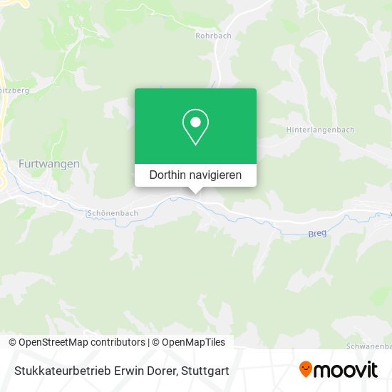 Stukkateurbetrieb Erwin Dorer Karte