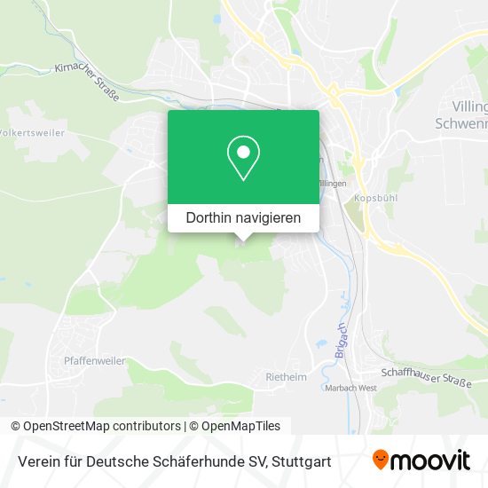 Verein für Deutsche Schäferhunde SV Karte