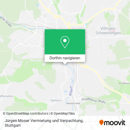 Jürgen Moser Vermietung und Verpachtung Karte