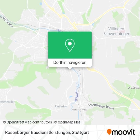 Rosenberger Baudienstleistungen Karte