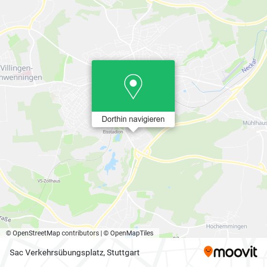 Sac Verkehrsübungsplatz Karte