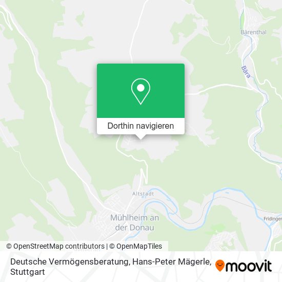 Deutsche Vermögensberatung, Hans-Peter Mägerle Karte