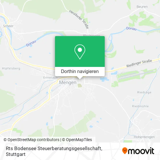 Rts Bodensee Steuerberatungsgesellschaft Karte