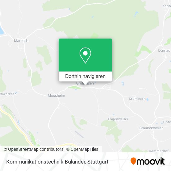 Kommunikationstechnik Bulander Karte
