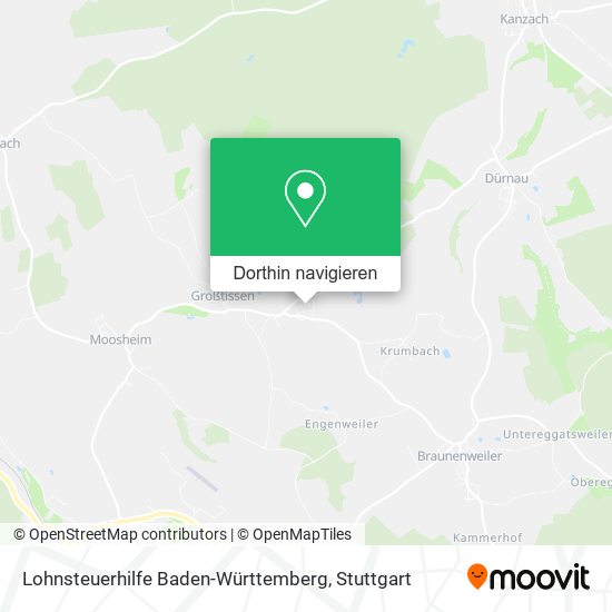 Lohnsteuerhilfe Baden-Württemberg Karte