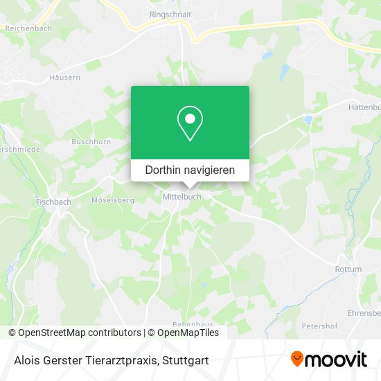 Alois Gerster Tierarztpraxis Karte