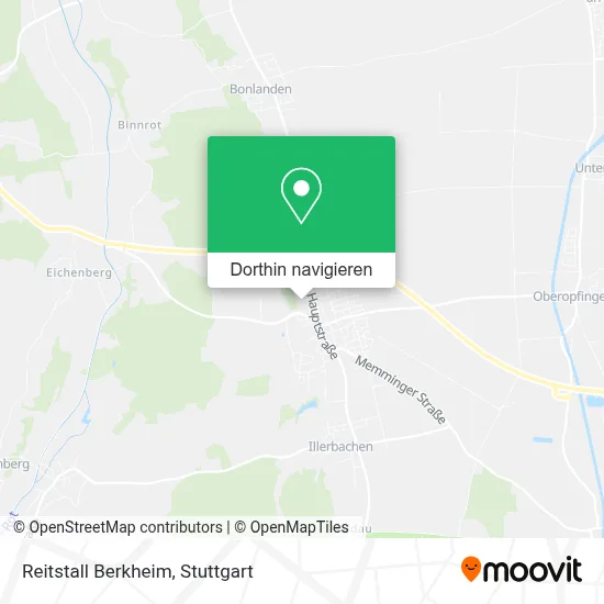 Reitstall Berkheim Karte
