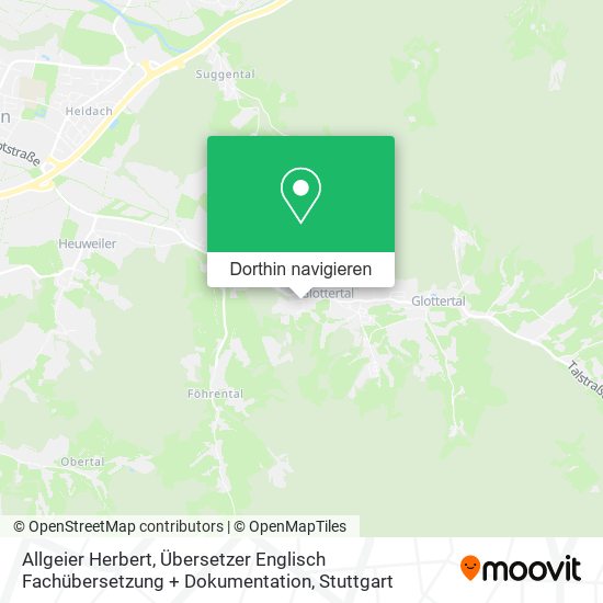 Allgeier Herbert, Übersetzer Englisch Fachübersetzung + Dokumentation Karte