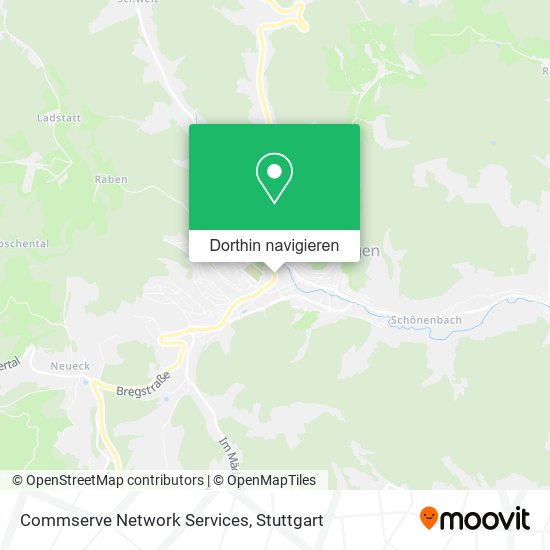 Commserve Network Services Karte