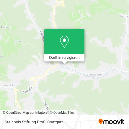 Steinbeis Stiftung Prof. Karte