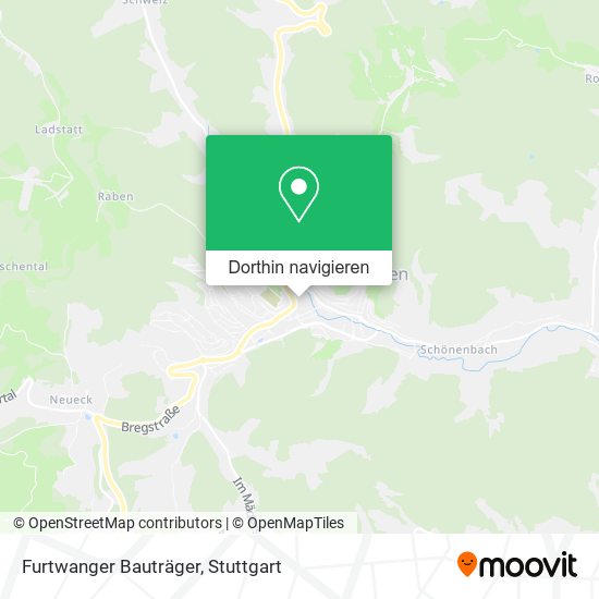 Furtwanger Bauträger Karte