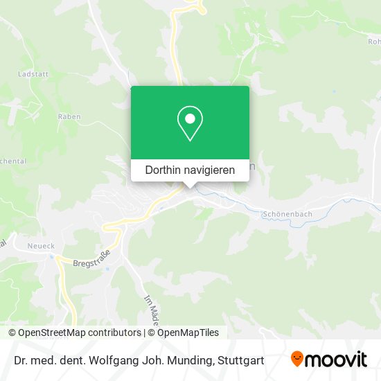 Dr. med. dent. Wolfgang Joh. Munding Karte