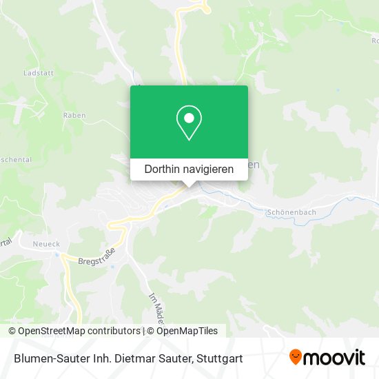 Blumen-Sauter Inh. Dietmar Sauter Karte