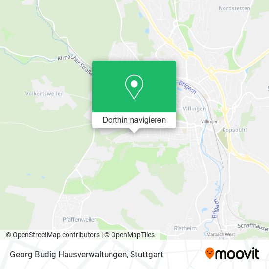 Georg Budig Hausverwaltungen Karte