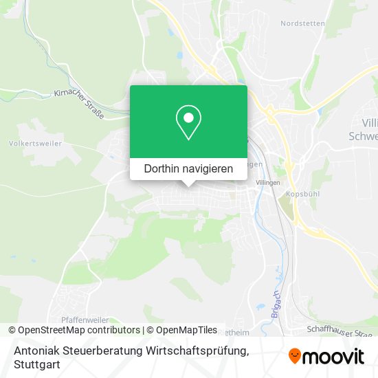 Antoniak Steuerberatung Wirtschaftsprüfung Karte